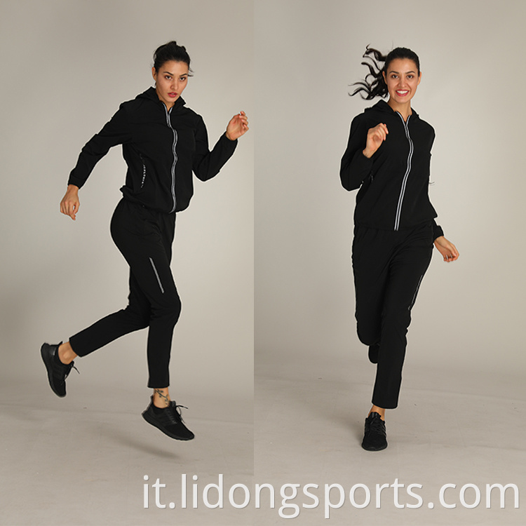 Hot Sale Sports Abbigliamento Abbigliamento per pista da pista da pista per palestra logo tracce sport realizzati in Cina